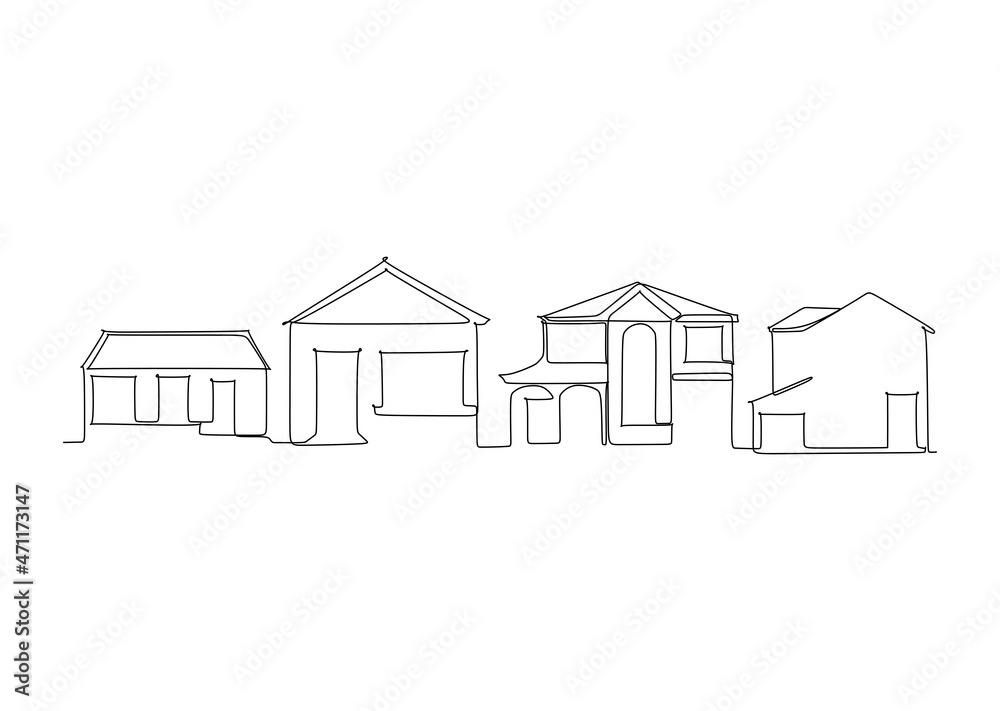 Single line drawing of Dallas USA skyline. Town and buildings landscape model. Best holiday destination wall decor art. Editable trendy continuous line draw design vector illustration