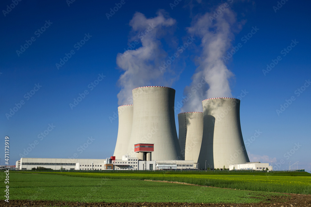 Nuclear power plant Temelin in Czech Republic, Europe