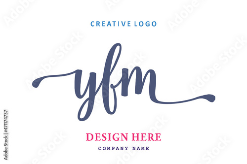 YFM lettering logo is simple, easy to understand and authoritative