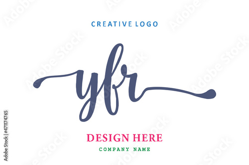 YFR lettering logo is simple, easy to understand and authoritative