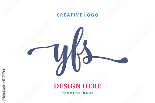 YFS lettering logo is simple  easy to understand and authoritative