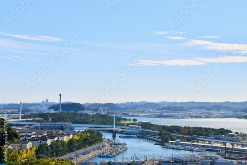 東京湾の漁港