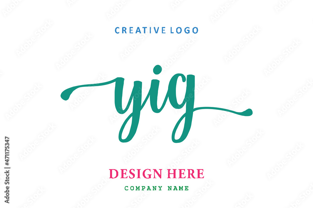 YIG lettering logo is simple, easy to understand and authoritative
