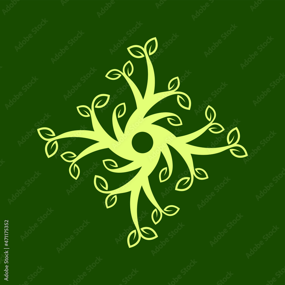 Leaf symbol for company logo or icon nature, supplement product, food and many more. Leaf symbol for company logo or icon nature, supplement product, food and many more.