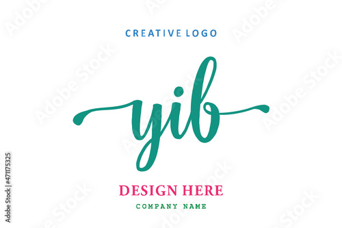 YIB lettering logo is simple, easy to understand and authoritative