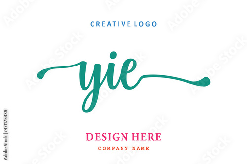 YIE lettering logo is simple, easy to understand and authoritative
