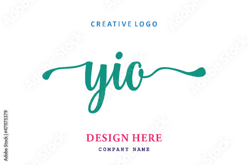 YIO lettering logo is simple, easy to understand and authoritative