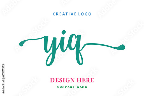 YIQ lettering logo is simple, easy to understand and authoritative