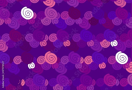 Light Purple vector template with abstract lines.