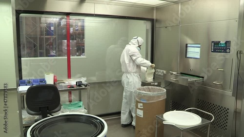 Pharmaceuticals production facility. Sophisticated health environment. Medicine, drugs, pharma
