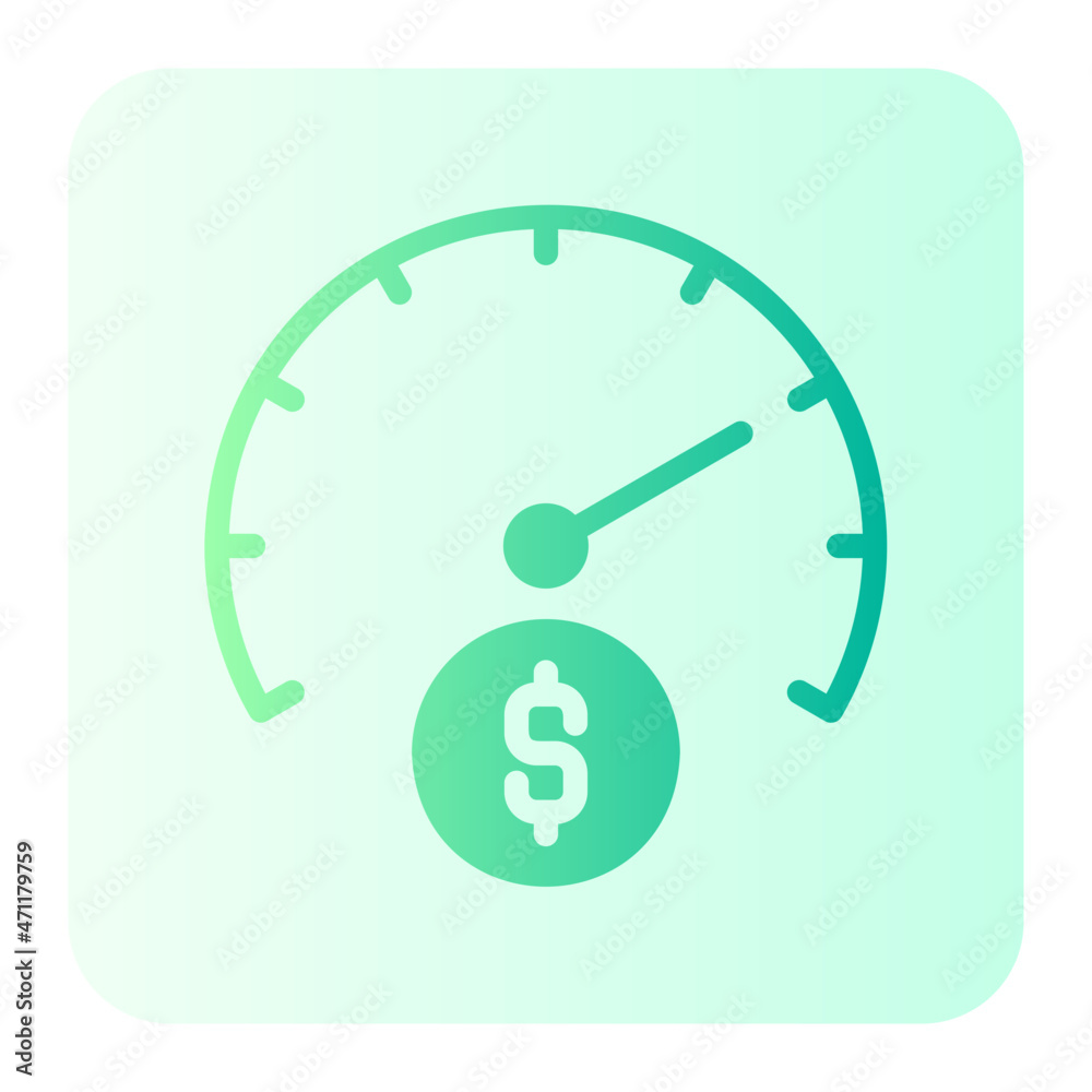 performance gradient icon