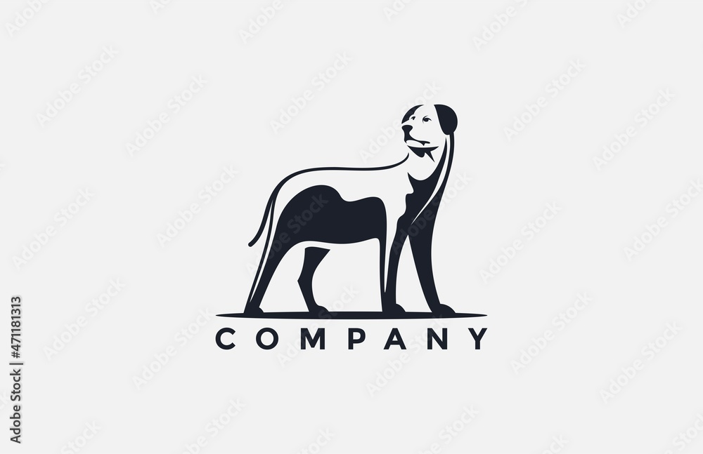  Dog Minimalist Illustrative Logo