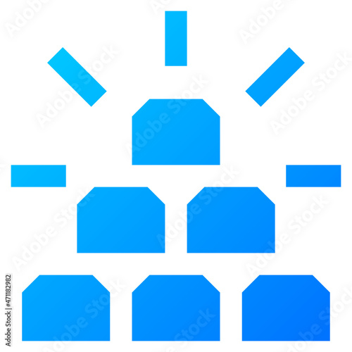 gold bar icon illustration