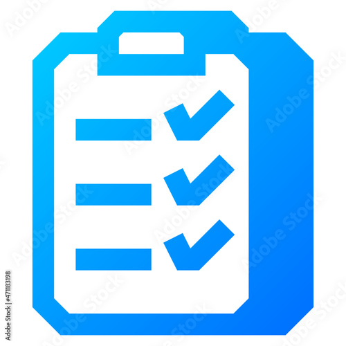 checklist icon illustration