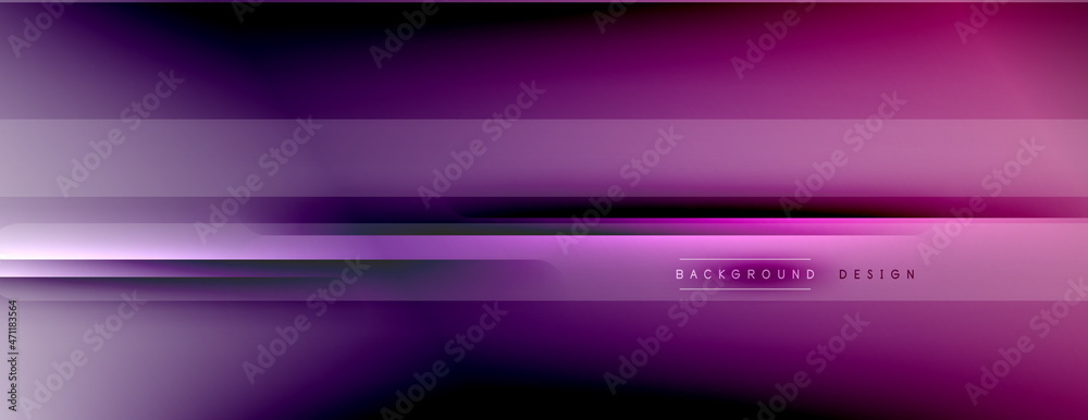 Abstract background - lines composition created with lights and shadows. Technology or business digital template. Trendy simple fluid color gradient abstract background with dynamic