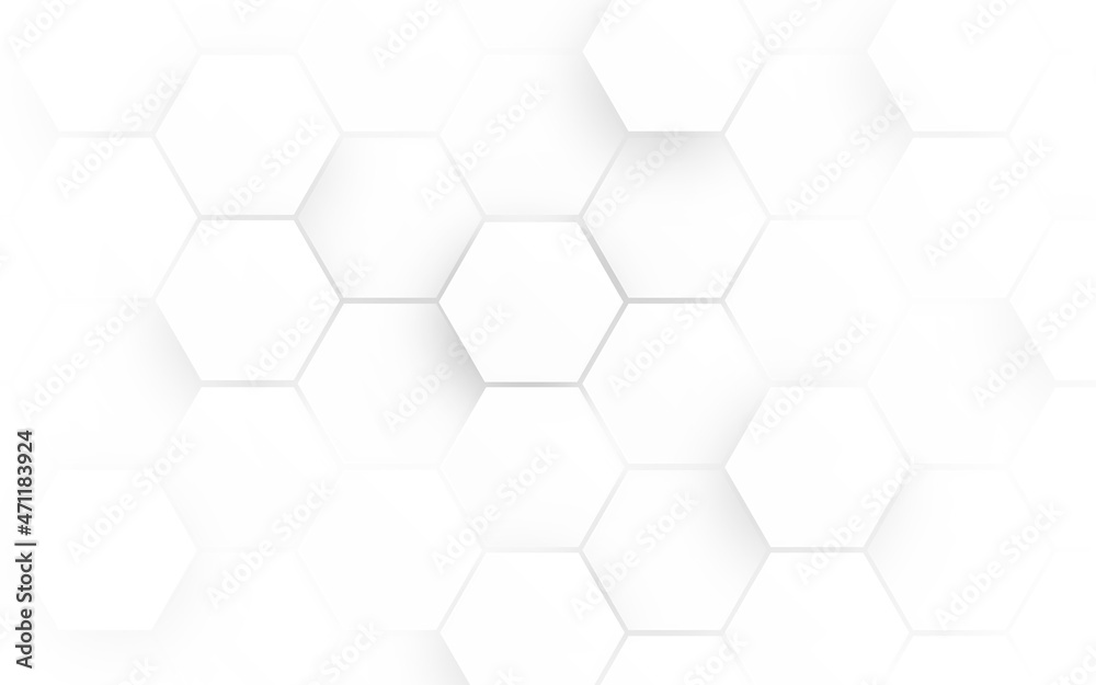 hexagon concept design abstract technology background vector EPS ...