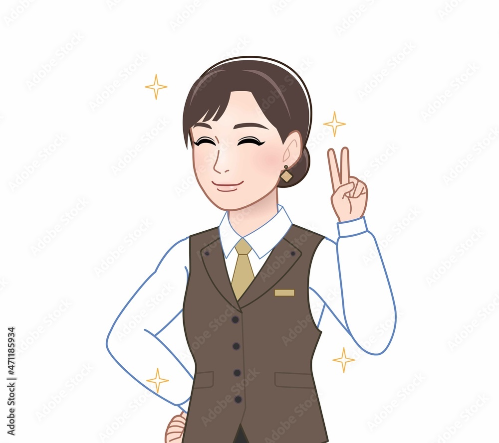 ホテリエの女性 ホテリエの女性