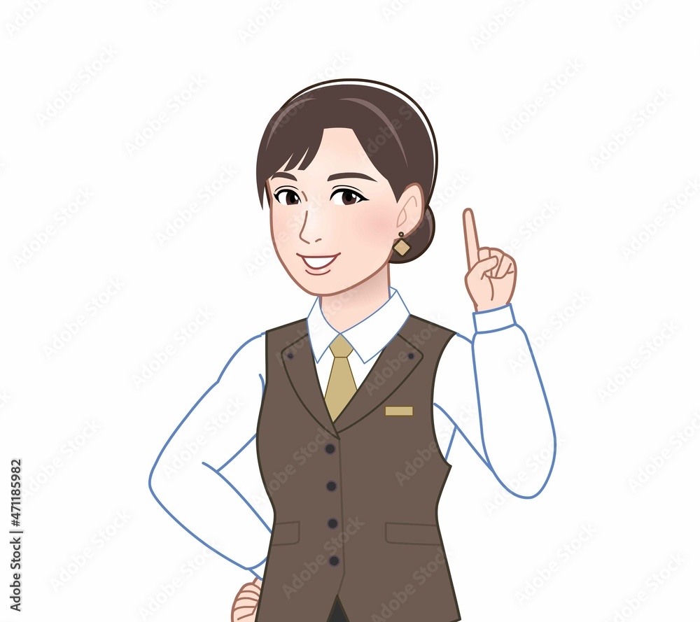 ホテリエの女性