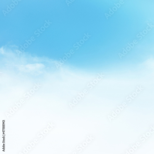 Blue Sky with white cloud and clear abstract. Beautiful air sunlight with clound scape colorful. Blackdrop for wallpaper backdrop background. 