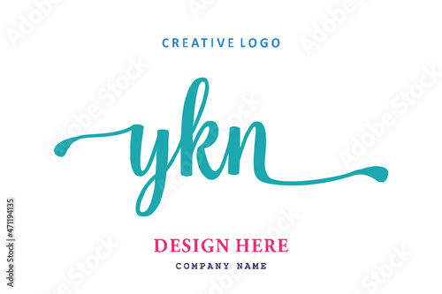 YKN lettering logo is simple, easy to understand and authoritative