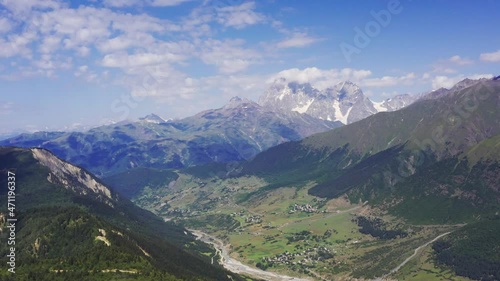 Aerial, Kabardino Nature Reserve, Georgia photo