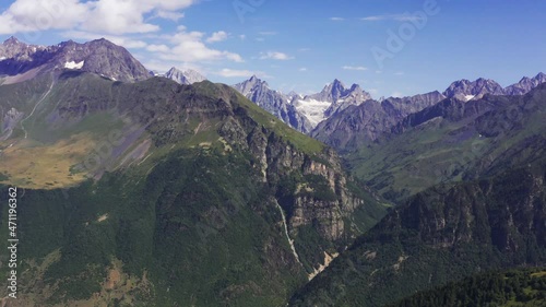 Aerial, Kabardino Nature Reserve, Georgia photo