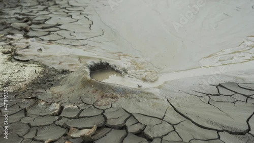 Mud Volcanoes At Takhti-Tepha Natural Monument, Georgia photo