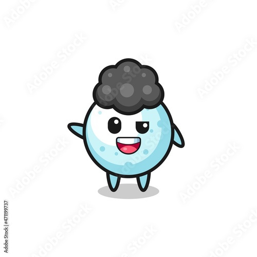 Wallpaper Mural snow ball character as the afro boy Torontodigital.ca