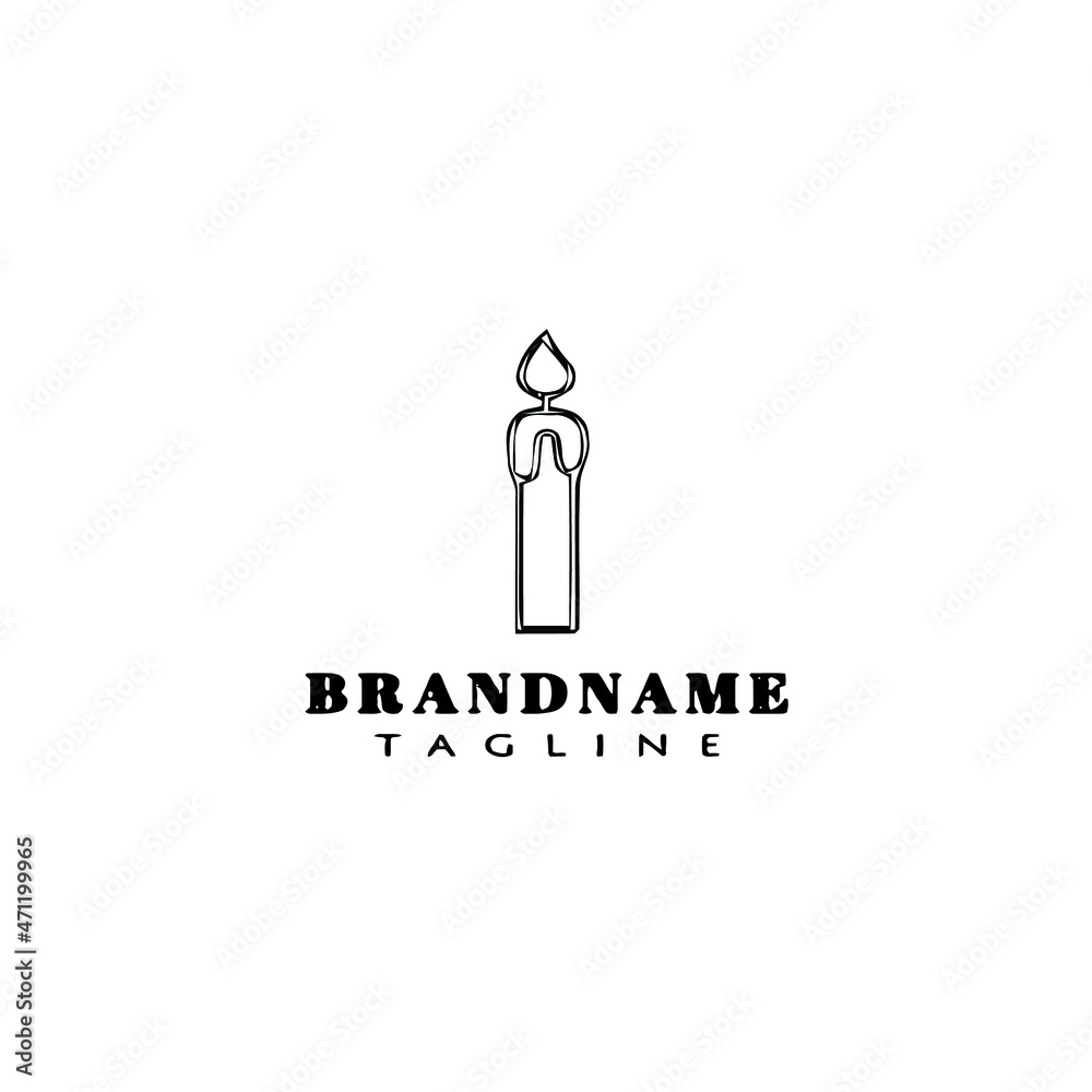 chandelier logo cartoon icon design template black isolated vector illustration