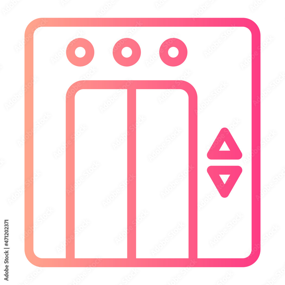 Lift gradient icon