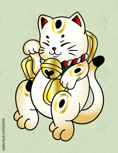 lucky cat old school