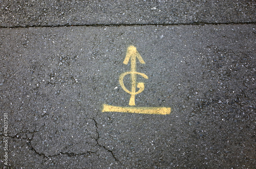 ガス管のマーク