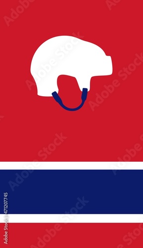 Montreal Canadians ice hockey team uniform colors