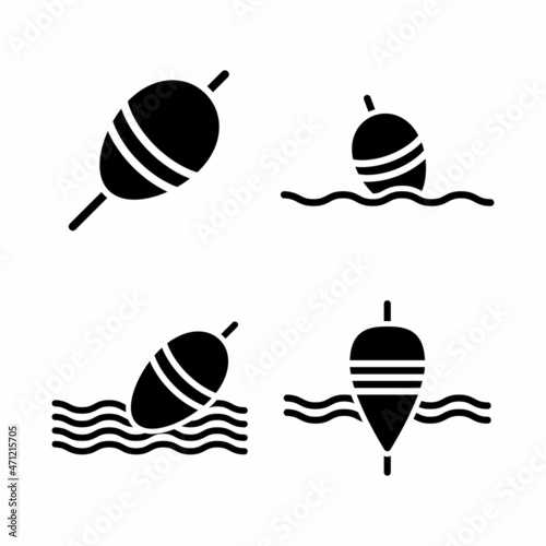 Fishing Float Icon Design Vector Template Illustration