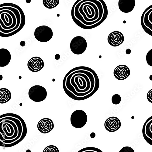 seamless pattern with circles