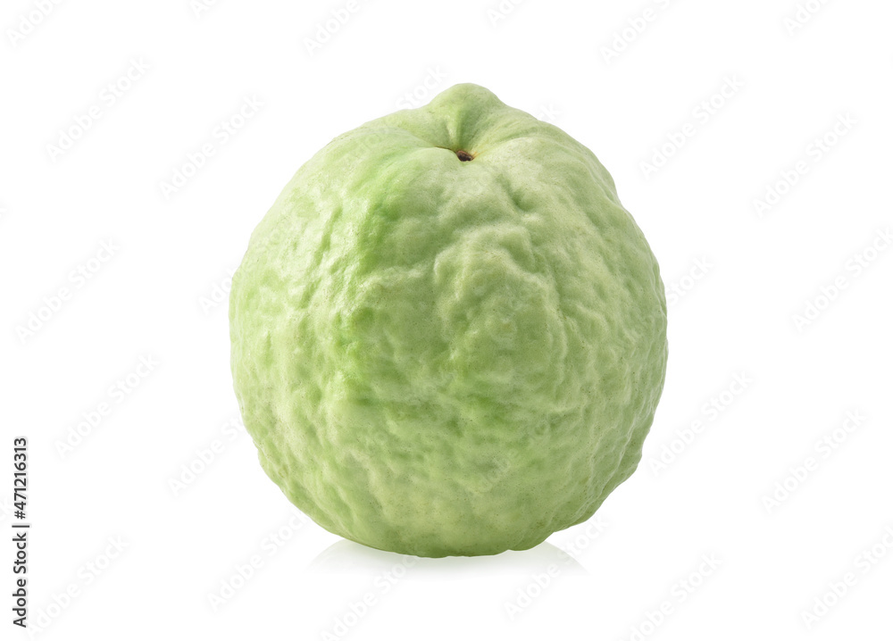 Fototapeta premium Guava fruit isolated on white background.
