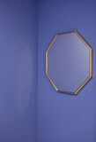 background with hexagons mirror