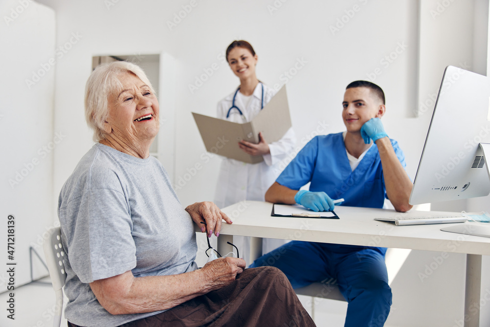 patient communication with a doctor checkup patient communication with a doctor checkup