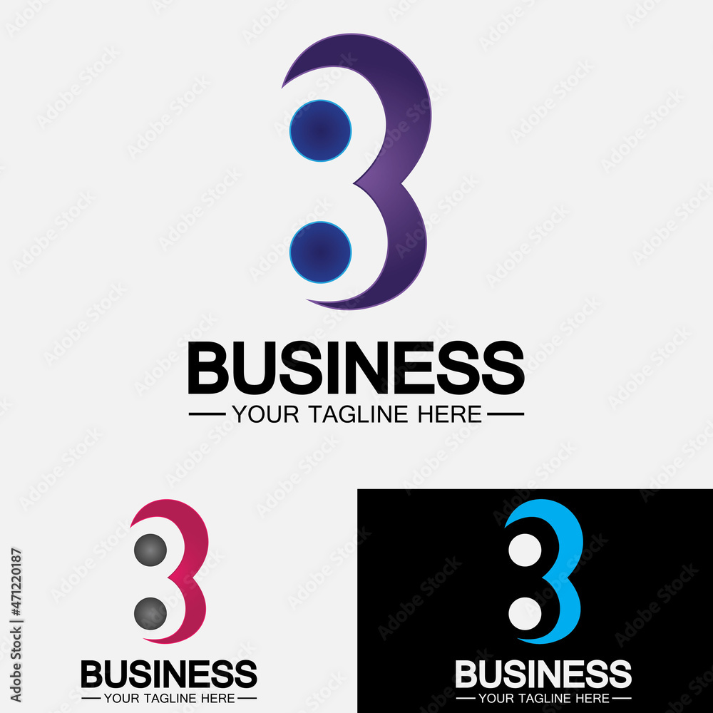 Abstract letter b logo vector. B logo symbol icon design template. Abstract letter b logo vector. B logo symbol icon design template.