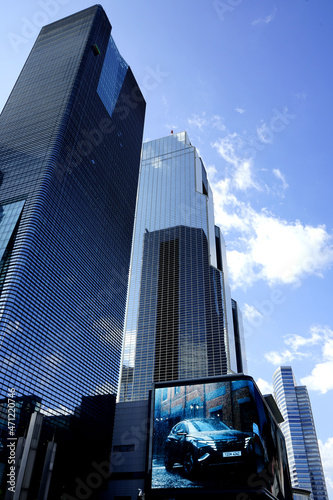 Photography 서울 비지니스 고층 빌딩들이 있는 강남 도시의 풍경입니다.