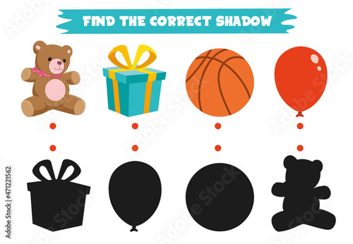 Find The Correct Shadow Activity