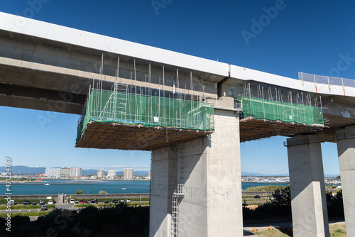 橋の工事 photo