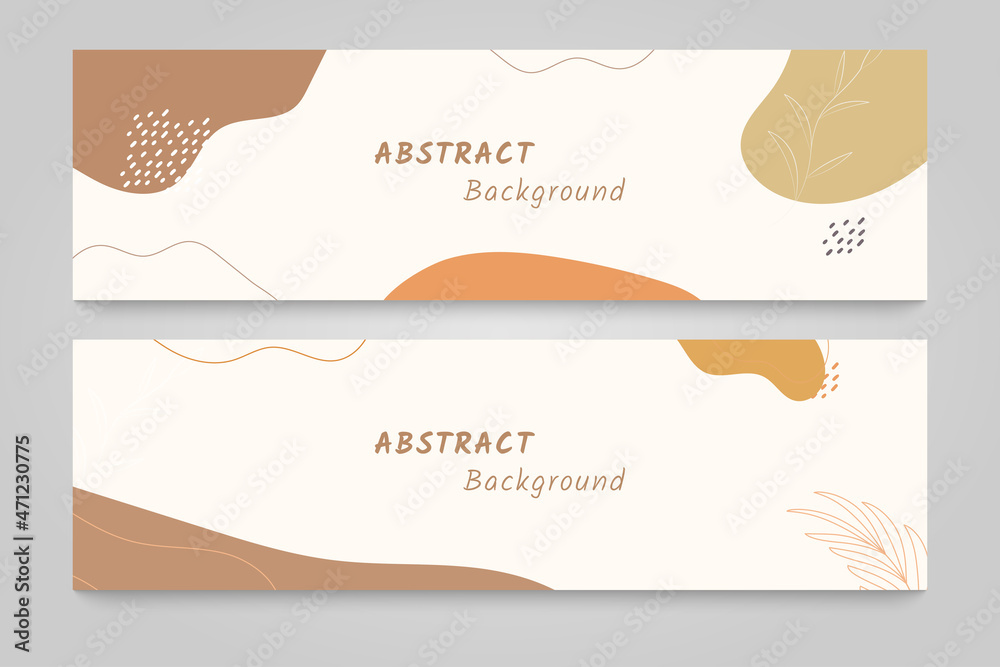Abstract hand drawn flat background vector design, banner pattern, background template. Suitable for various background design, template, banner, poster, presentation, etc.