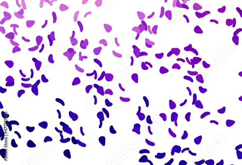 Light Purple vector texture with random forms.