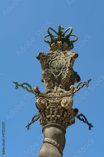 Historic Pillar in Porto - Portugal 