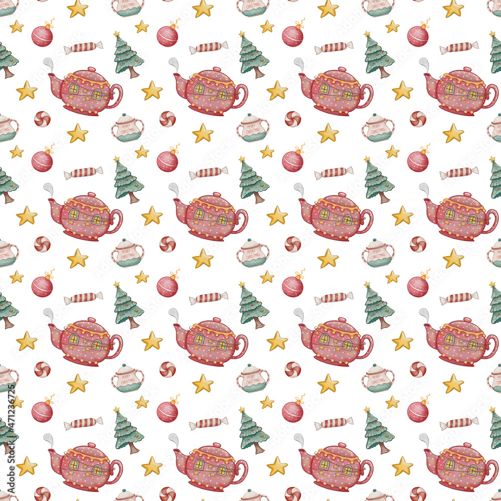 Christmas seamless pattern Christmas seamless pattern