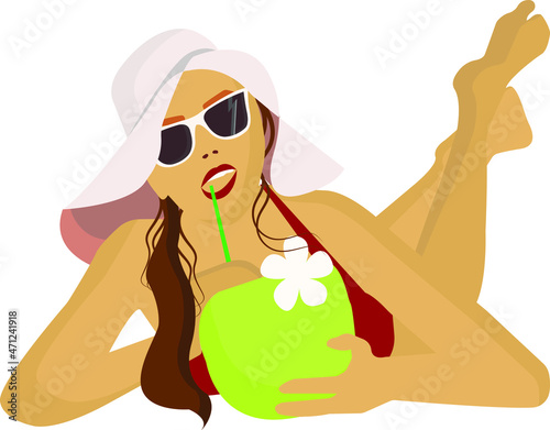 girl with hat and glasses