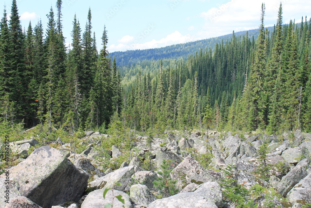 Obraz premium rocky mountain landscape