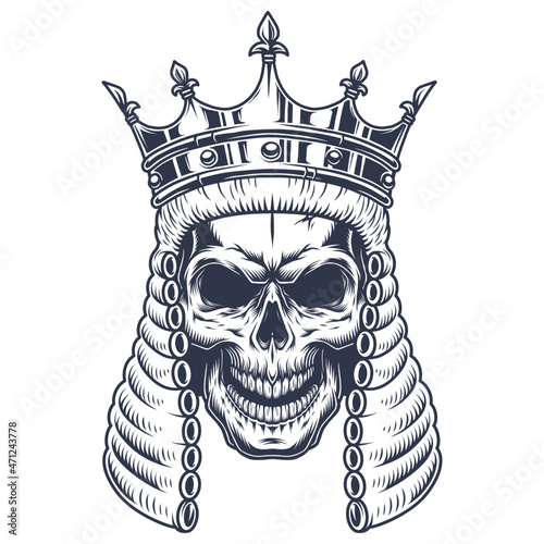 Winged skull grim reaper drawing in a vintage retro woodcut etched or engraved style, grunge vintage design t shirts
