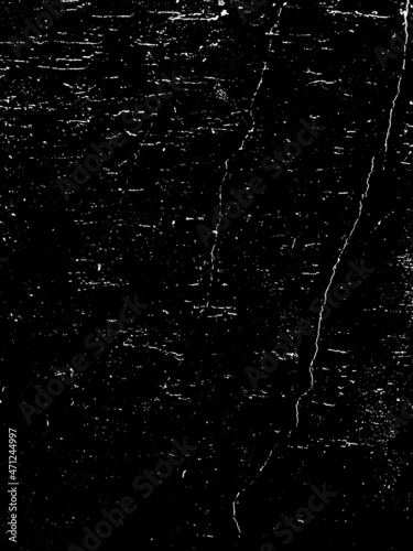 Black and White Cracked Wall Texture